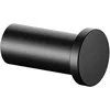 Image de Keuco PLAN porte-serviettes, 3,8 cm, métal noir mat, Made in Germany, pour serviettes et peignoirs de bain, vis et chevilles incluses, patère pour percer