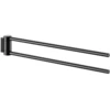 Image de Keuco Porte-serviettes Plan 2 pcs, 438 mm, pivotant, noir