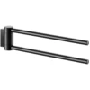 Image de Keuco Porte-serviettes Plan 2 pcs, 300 mm, pivotant, noir