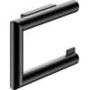 Image de Keuco Porte-papier toilette REVA noir mat, ouvert, pour rouleaux largeur 100/120 mm