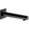 Image de Keuco Mitigeur électronique de lavabo IXMO noir mat, encastré, réseau, bec 225 mm, rosace carrée