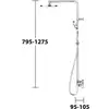 Image de Keuco Thermostat mit douchette Plan blue apparent, avec pomme de tête, chromé