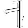 Image de Keuco Mitigeur lavabo monocommande 130 IXMO Pure A 125mm, avec aérateur, rosace ronde, chromé