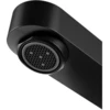 Image de Keuco Mitigeur lavabo 130 IXMO Flat bec 124mm, sans garniture, rosace ronde, noir mat