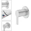 Image de Keuco Kit de montage Plan blue UP-EHM, rond, finition aluminium