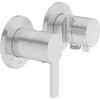 Image de KEUCO PLAN blue Set mitigeur monocommandé UP 2 voies avec raccord de flexible et support de douche, 53951171221, Couleur: Finition aluminium