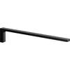 Image de KEUCO Edition 11 Porte-Serviettes à Un Bras, 45 cm, métal Noir Mat, Made in Germany, Rigide, avec vis et Chevilles, Porte-Serviettes pour percer