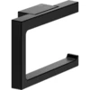 Image de Keuco Porte-papier toilette Edition 11 noir mat, ouvert, pour largeur de rouleau 100/120 mm