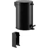 Image de Keuco Collecteur hygiénique Plan mural, capacité 3 l, noir mat