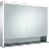 Image de Keuco Vis pour panneaux portes courtes Royal Lumos 105x73x13 cm, m Abl, WV, 2 ptes, alu anodisé argent
