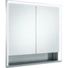 Image de Keuco Vis à aggloméré portes courtes Royal Lumos 80x73x13cm, avec Abl, blanc, 2 portes, avec Hz