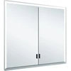 Image de Keuco Vis à bois pour porte longue Royal Lumos 80x73x13cm, sans abattant, blanc, argent anodisé