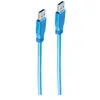 Image de Câble USB A mâle/A mâle USB 3.0 Bleu 1 m