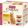 Image de animonda Carny Nourriture humide pour chat - Mélange de volaille - 8 sachets (8 x 85 g) - Nourriture humide pour chat sans céréales - Sans sucre - Pour chats adultes - Avec des ingrédients charnus