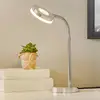 Image de Reality Leuchten Lampe de table LED Rennes, couleur chrome, hauteur 40 cm