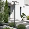 Image de Trio Lighting Lampe pour mât LED Cubango avec 2 abat-jour cubes