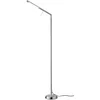 Image de TRIO, Lampadaire, Filigran incl. 1 x LED,SMD,6,0 Watt,3000K,560 Lm. Verre, Blanc, Corps: metal, Nickel mat L:18,0cm, H:162,0cm, P:52,0cm IP20,Variateur tactile