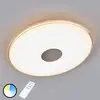 Image de Trio Lighting Plafonnier LED rond Shogun avec aspect scintillant