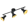 Image de Reality, Spot, Nina 3xE14, max.40,0 W metal, or, Corps: metal, Noir L:58,0cm, L:11,0cm, H:21,0cm IP20