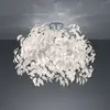 Image de Reality Leuchten Plafonnier Leavy, chrome/blanc, Ø 70 cm, plastique