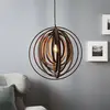 Image de Trio Lighting Suspension design Boolan - abat-jour brun