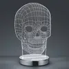 Image de Reality Leuchten Couleur commutable - lampe à poser LED Skull