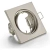 Image de Trio Leuchten Spot encastrable carré orientable Nickel mat Culot GU10   Éclairage de plafond flexible moderne