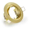 Image de Trio Leuchten Spot orientable en laiton mat Ø 8,3 cm Culot GU10   Éclairage de plafond flexible moderne