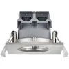Image de Trio Lighting Spot encastré LED Zagros carré IP65 en nickel mat