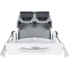Image de Trio Lighting Spot encastré LED Zagros carré IP65 en blanc mat