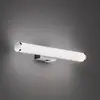 Image de Trio Lighting Applique murale LED Mattimo, largeur 40 cm, chrome, interrupteur