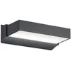 Image de Trio Leuchten Applique murale d'extérieur Cuando en aluminium Anthracite 11 W