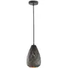 Image de Trio Lighting Anthracite et dorée - suspension Onyx