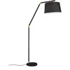 Image de Trio Lighting Lampadaire Tracy, noir