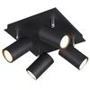 Image de Trio Leuchten 802430432 Plafonnier, Noir Mat