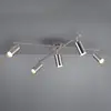 Image de Trio Lighting Spot pour plafond Marley nickel mat à 5 lampes