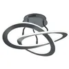 Image de Trio Plafonnier Oakland 53 cm LED Acier/Acrylique 1 kg Anthracite