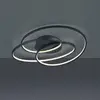 Image de Trio Lighting Plafonnier LED Gale, 60 cm, noir mat