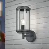 Image de Trio Lighting Applique d'extérieur TANARO, anthracite, hauteur 33 cm, métal, IP44