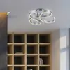 Image de Trio Lighting Plafonnier LED Francis, aluminium brossé