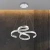 Image de Trio Lighting Suspension LED Francis, aluminium brossé