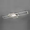 Image de Trio Lighting Plafonnier LED Irvine 3 000 - 6 500 K, nickel mat