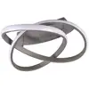 Image de Reality Leuchten Plafonnier LED Course, nickel mat, 3.000 K, Ø 45 cm