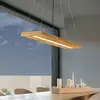 Image de Trio Lighting Suspension LED Brad en bois