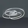 Image de Trio Lighting Plafonnier LED Gale, 60 cm, nickel mat