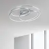 Image de Trio Lighting Plafonnier LED Gale, 80 cm, nickel mat