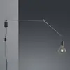 Image de Trio Lighting Applique Line avec câble + fiche, noire