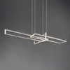 Image de Trio Lighting Suspension LED Salinas 3 000 K, nickel mat