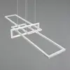 Image de Trio Lighting Suspension LED Salinas 4 000 K, blanc mat