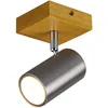 Image de TRIO, Spot, Marley 1xGU10, max.15,0 W Corps: Métal, Nickel mat L:9,0cm, L:12,0cm, H:16,0cm Montage au plafond et au mur,Sans illuminant,FLEXConnect